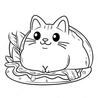 Taco Cat Coloring Page 43041-35851