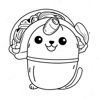 Taco Cat Coloring Page 43041-35852