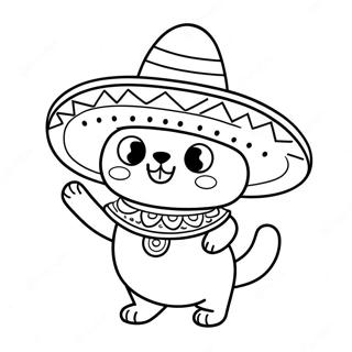 Taco Cat Coloring Pages