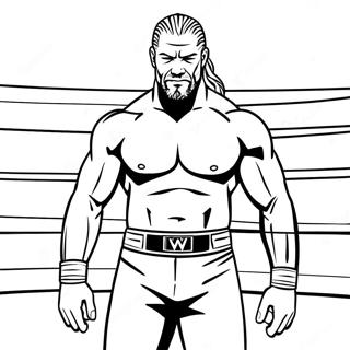 Wwe Grayscale Coloring Page 43061-35856