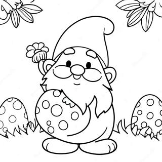 Easter Gnome Coloring Page 43082-35866