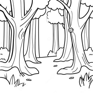 Forest Coloring Page 4310-3474