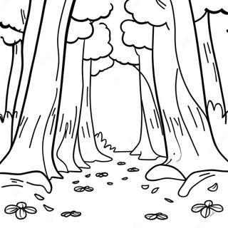 Forest Coloring Page 4310-3476