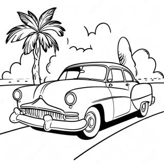 1950 S Retro Car Coloring Page 43122-35895