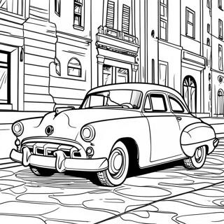 1950 S Retro Car Coloring Page 43122-35896