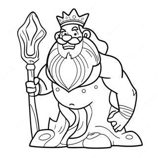 King Triton Coloring Page 43132-35902