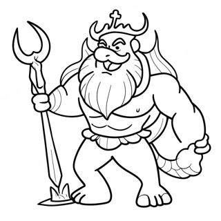 King Triton Coloring Page 43132-35903