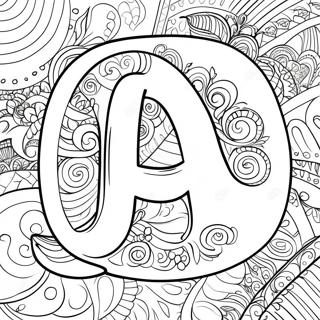 Lowercase A Coloring Page 43142-35914