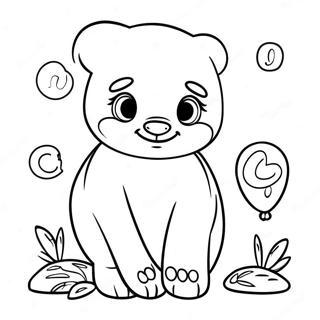 Adorable Lowercase A Coloring Page 43143-35912