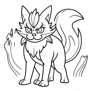 Kurama Coloring Page 43152-35919