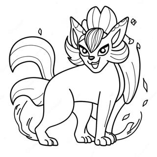 Kurama With Nine Tails Coloring Page 43153-35922