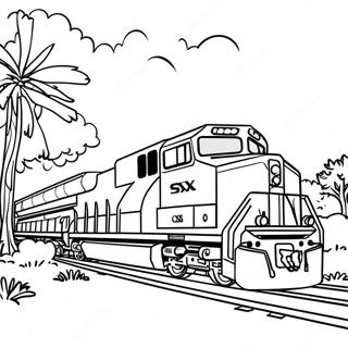 Csx Train Coloring Pages