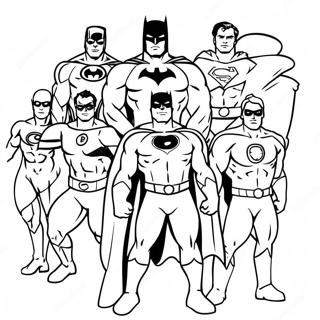 Dc Coloring Pages