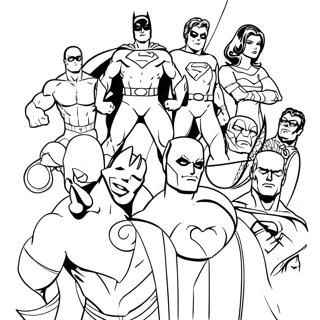 Dc Superheroes Coloring Page 431-342