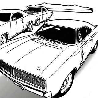 1969 Dodge Charger Coloring Pages