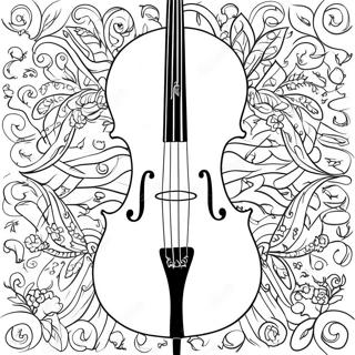 Cello Coloring Page 43252-35994