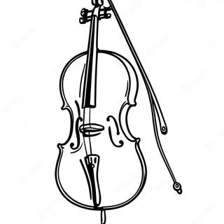 Cello Coloring Page 43252-35996