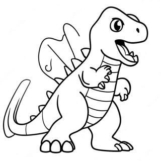 Fiery Charmeleon In Action Coloring Page 43273-36021