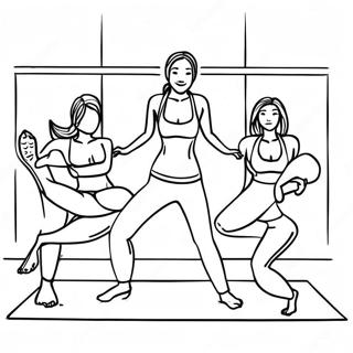 Lululemon Yoga Poses Coloring Page 43293-36035