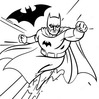 Batman In Action Coloring Page 432-346