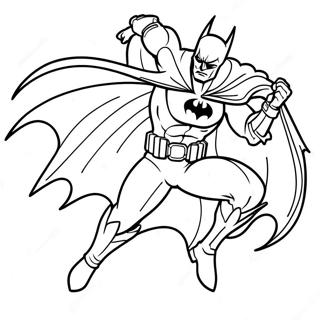 Batman In Action Coloring Page 432-348