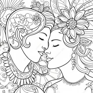 Soulmate Love Quotes Coloring Page 4330-3491