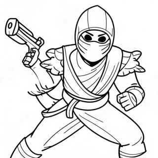 Fortnite Ninja Coloring Page 43312-36052