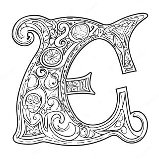 Colorful Aleph Bet Letters Coloring Page 43323-36063