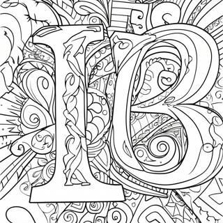 Colorful Aleph Bet Letters Coloring Page 43323-36064