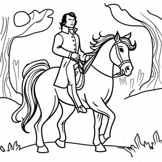 Sleepy Hollow Horseman Coloring Page 43333-36071