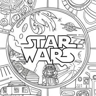 Star Wars Logo Coloring Page 43372-36096