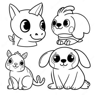 Therapeutic Animals Coloring Page 43383-36107