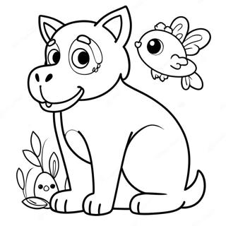 Therapeutic Animals Coloring Page 43383-36108