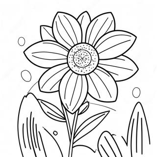 Nebraska State Flower Coloring Page 43392-36114