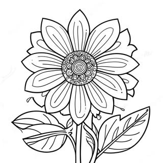 Nebraska State Flower Coloring Page 43392-36115