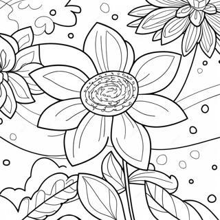 Nebraska State Flower Coloring Pages