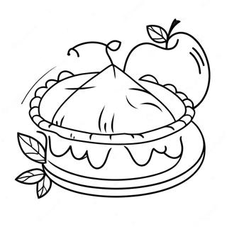 Apple Pie Coloring Page 43412-36128