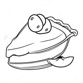 Delicious Apple Pie Slice Coloring Page 43413-36133