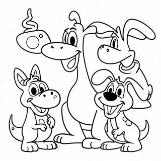 Rocko And Friends Coloring Page 43423-36143