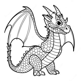 Hivewing Dragon Coloring Page 43432-36139