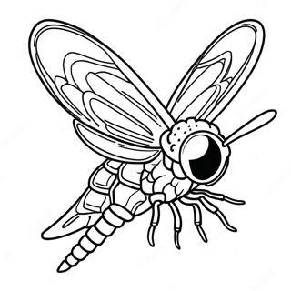 Majestic Hivewing Coloring Page 43433-36148