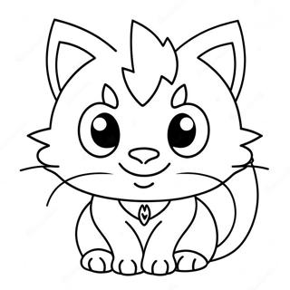 Litten Coloring Page 43442-36151