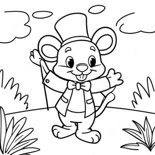 Adventurous Geronimo Stilton In Jungle Coloring Page 43463-36170