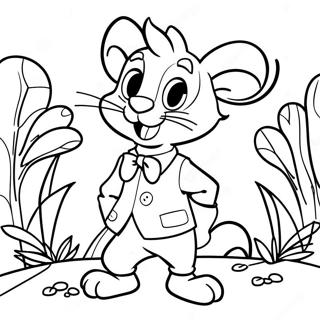 Adventurous Geronimo Stilton In Jungle Coloring Page 43463-36171