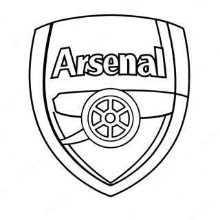 Arsenal Logo Coloring Page 43472-36186