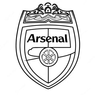 Arsenal Logo Coloring Page 43472-36188