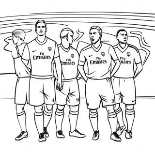 Arsenal Coloring Pages