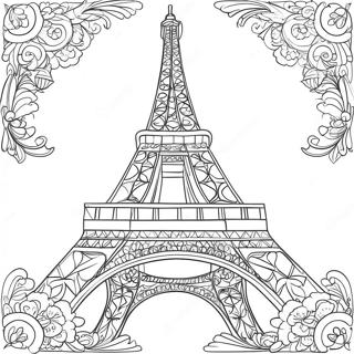 Eiffel Tower Coloring Page 43492-36191