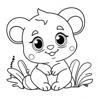 Animal Precious Moments Coloring Page 43502-36202