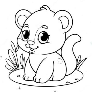 Cute Baby Animals Precious Moments Coloring Page 43503-36200